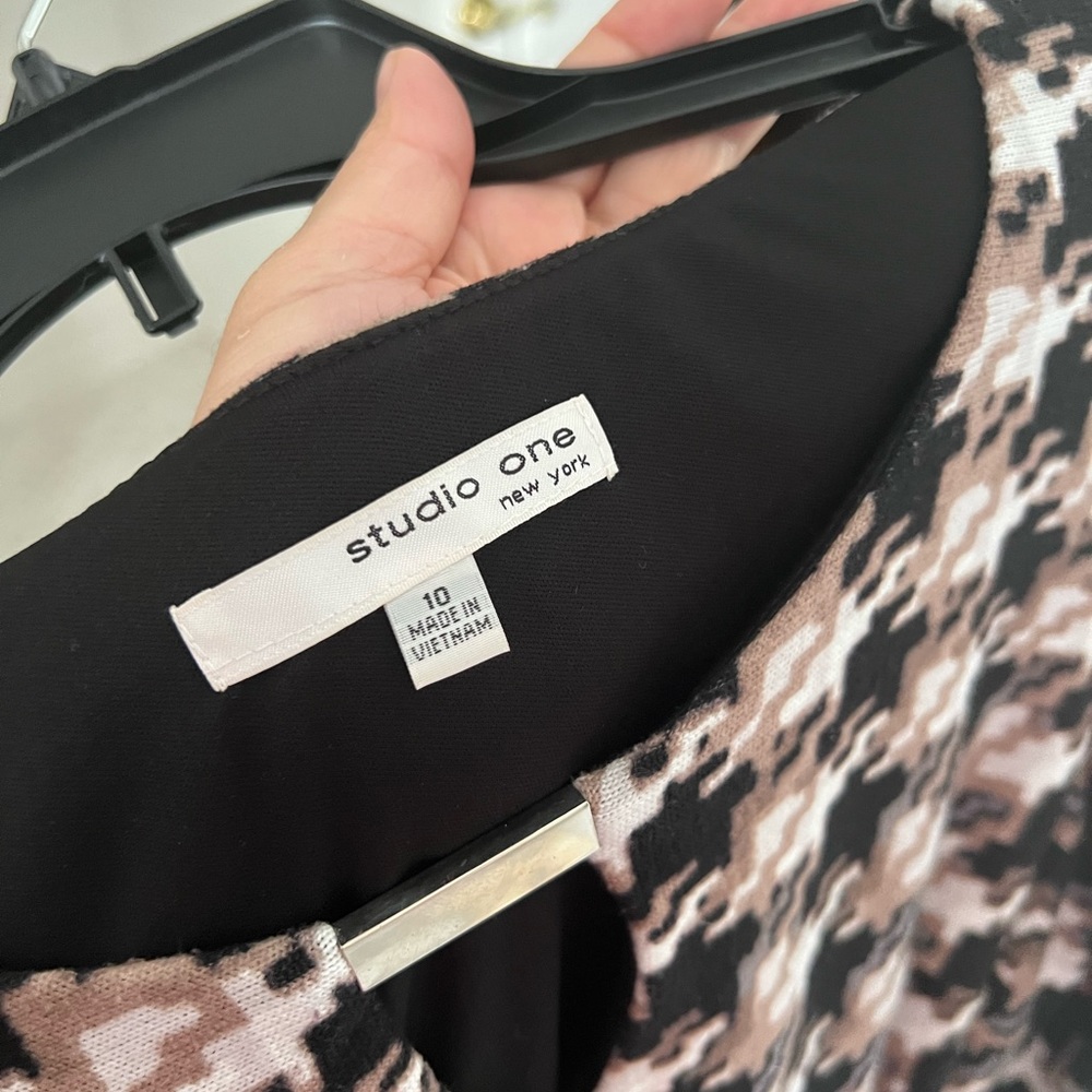 3/4 sleeves midi dress